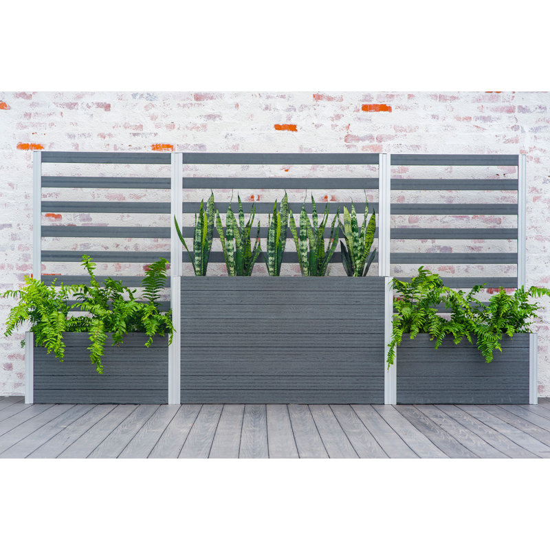 Vita Urbana Composite Planter box with Trellis & Reviews Wayfair